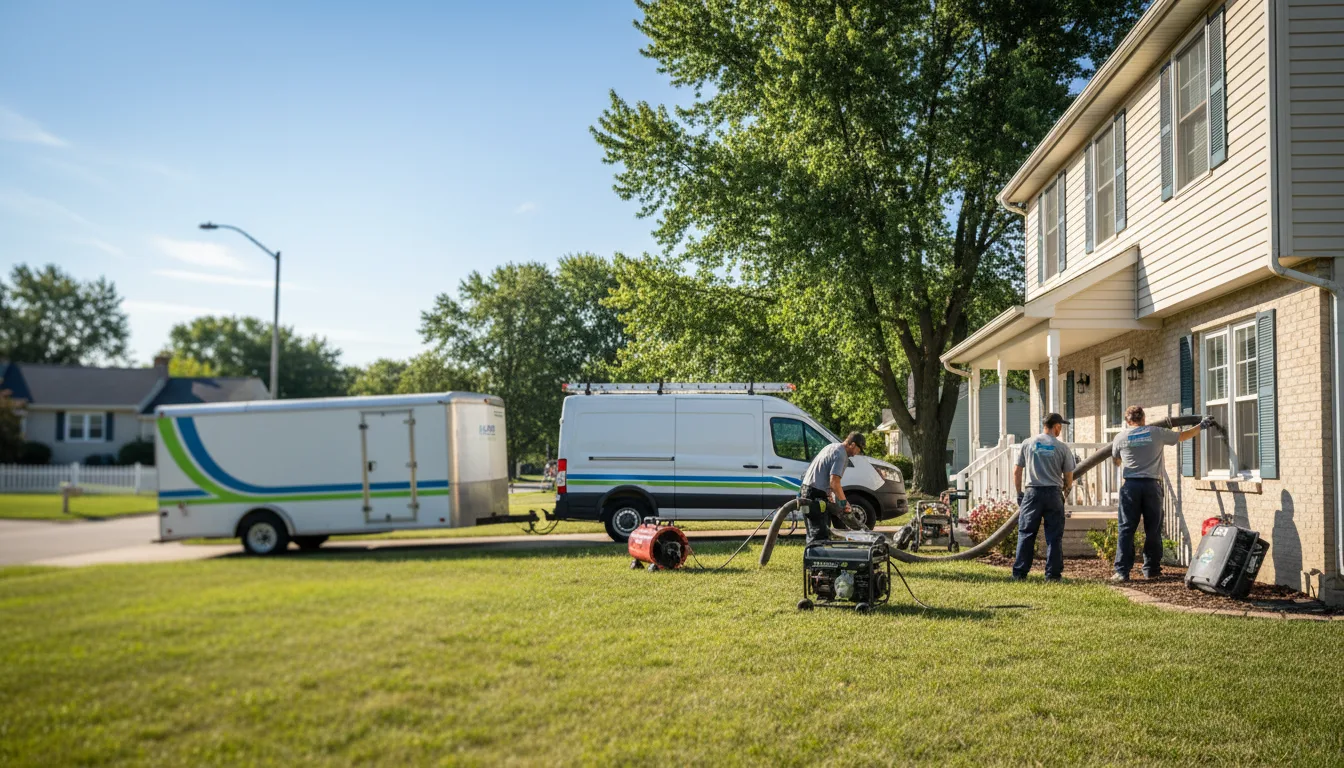 Flooded Basement Restoration And Cleanup With Repair in Mattawan, MI near me